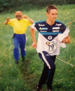 1998a. Prangli. Valentin Novikov (Variant II) finišeerib liidrina