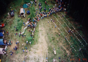 1995.a Vooremäe. Võistlusplats vaatetornist vaadatuna